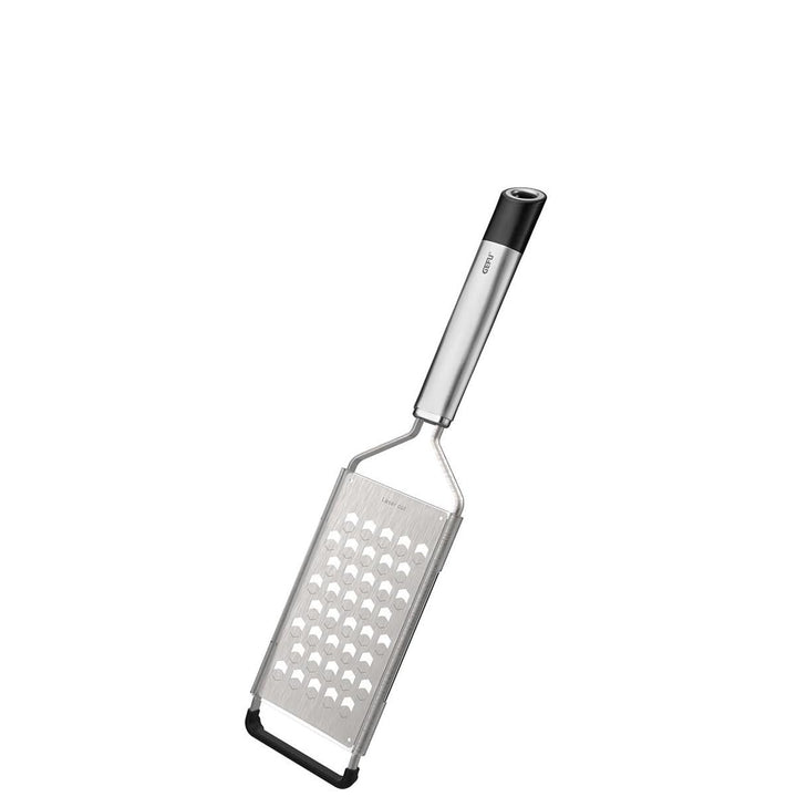 GEFU PRIMELINE Grobreibe 34,9cm | Diamond Laser Cut Edelstahl | Antirutschfuss & Schutzkappe | Ergon