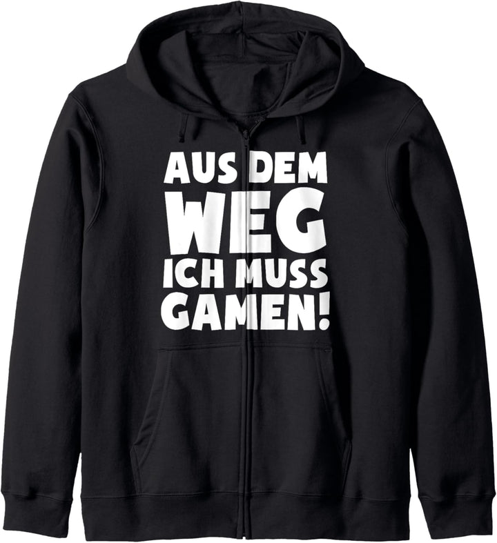 Ich muss spielen - Gocker Gaming Fan Fun Gamer Kapuzenjacke
