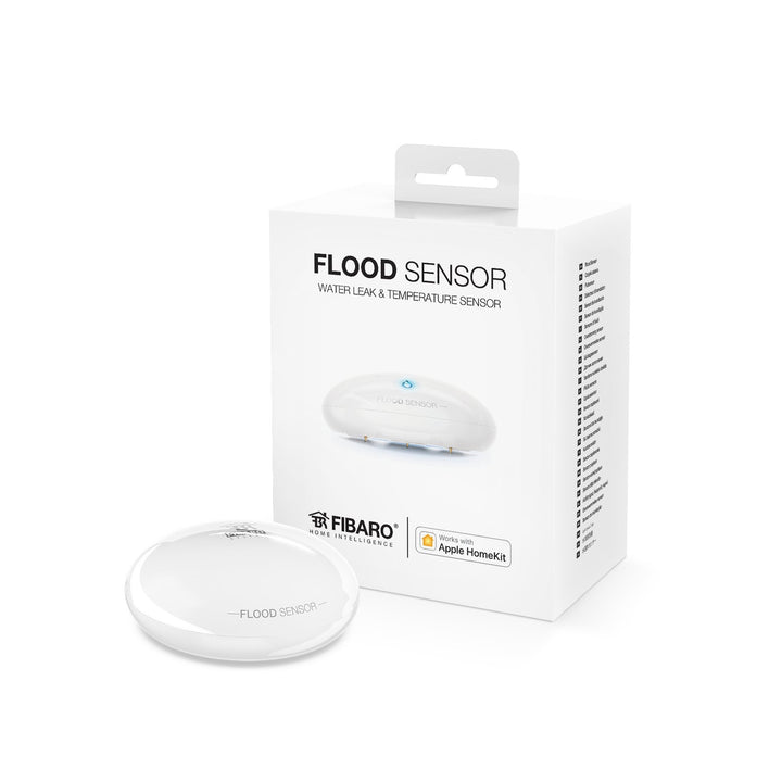 FIBARO FGBHFS-101 Wassermelder (Apple HomeKit), Weiss Lecksensor, Lecksensor