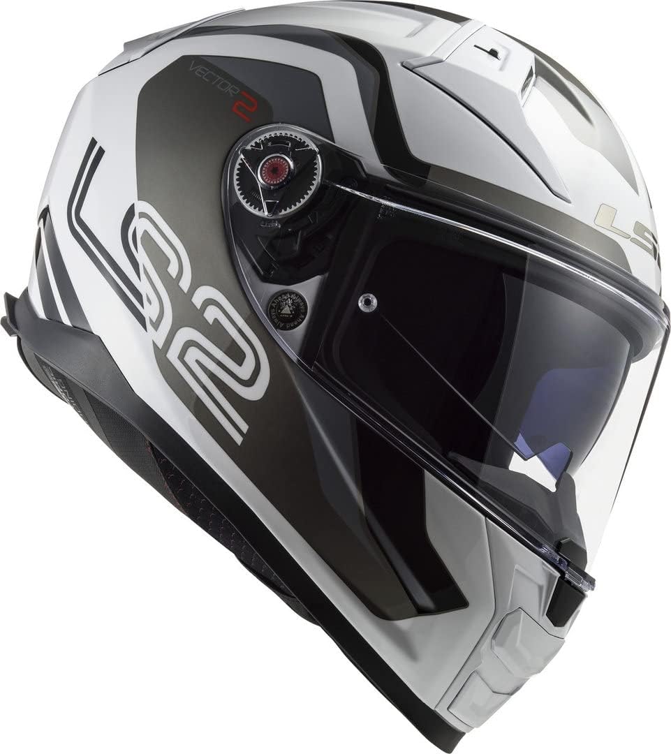 LS2, Integralhelme motorrad VECTOR II Metric white titanium silver, S S white titanium silver, S whi