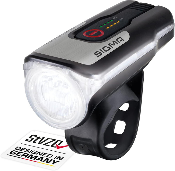 Sigma Sport Unisex – Erwachsene Aura 80 Usb Frontscheinwerfer, schwarz, Einheitsgrösse Single, Singl