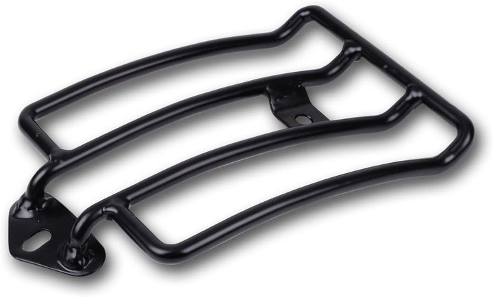 Gepäckträger schwarz kompatibel mit Harley-Davidson HD Sportster XL (2004-2021) mit Solo Sitz