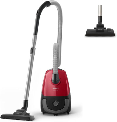 Philips Staubsauger der Serie 2000 mit Beutel - 900 W Leistung mit Allergiefilter, Reichweite 9 m (F