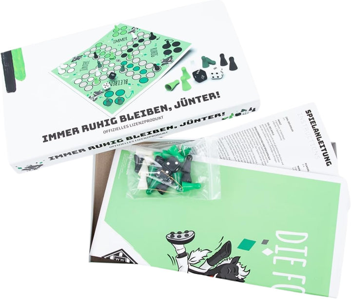 Borussia Mönchengladbach Brettspiel Immer ruhig bleiben, Jünter | Offizieller Fanartikel Fohlenshop