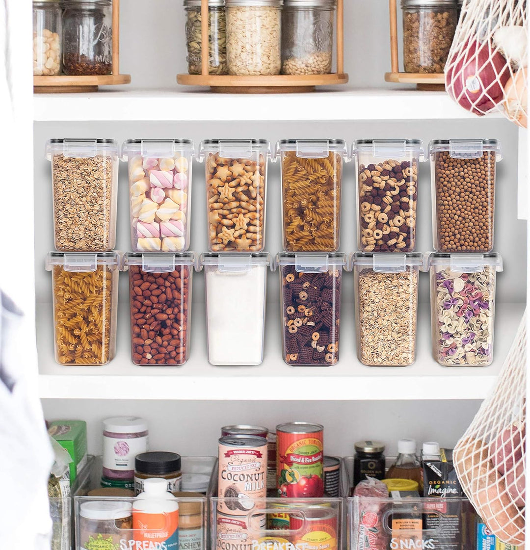 Vtopmart 1.6L Vorratsdosen Set, Müsli Schüttdose & Frischhaltedosen, BPA frei Kunststoff Vorratsdose