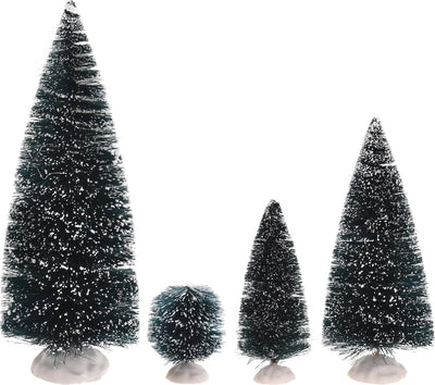 MIJOMA Weihnachtsdekoration Weihnachtsszene mit Beleuchtung und Bewegung (Ergänzungsset Bäume 9-TLG)