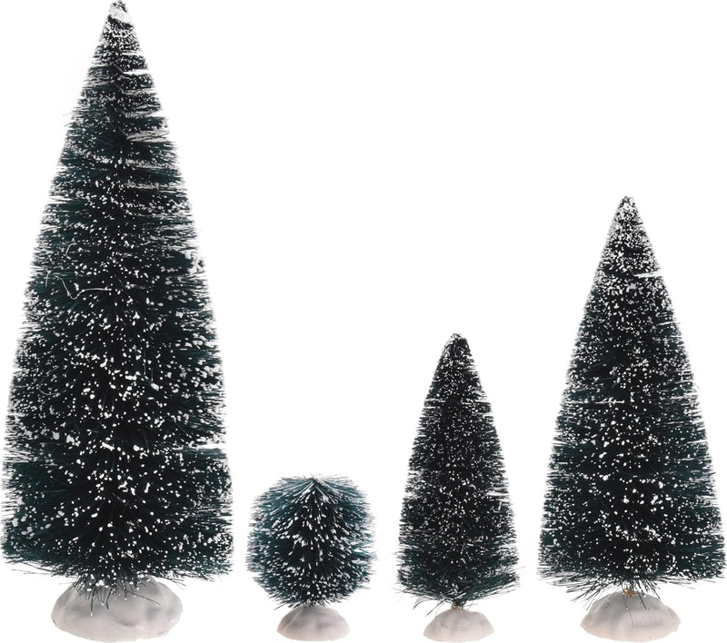 MIJOMA Weihnachtsdekoration Weihnachtsszene mit Beleuchtung und Bewegung (Ergänzungsset Bäume 9-TLG)