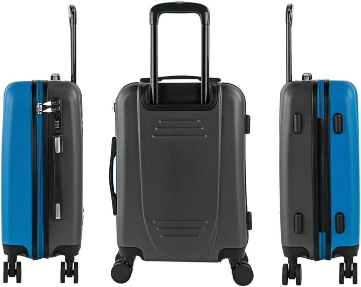 ITACA Tiber Koffer, 75 Centimeters Blau-anthrazit, Blau-anthrazit