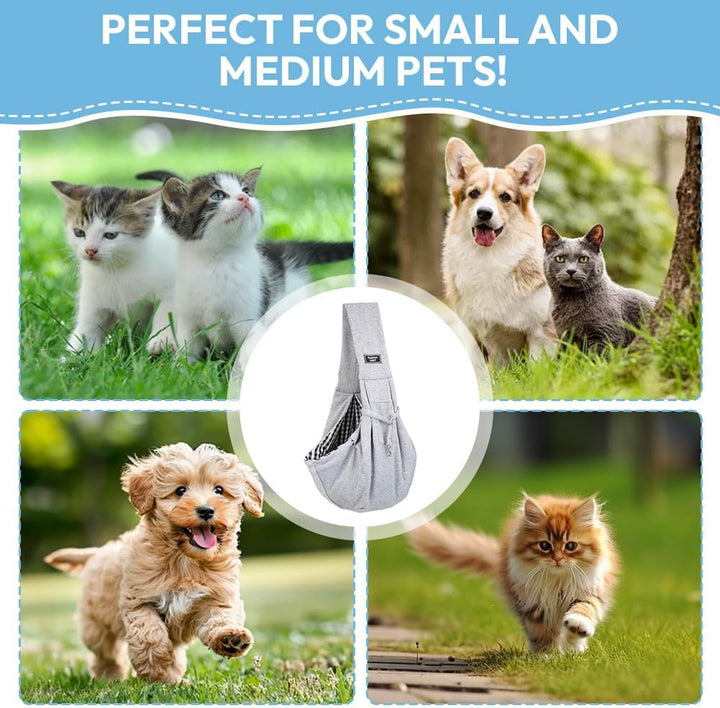 Hundetrage, Hundetragetuch, Umhängetasche für Haustiere, Hundetasche, Tragetasche Hund, Hunde Traget