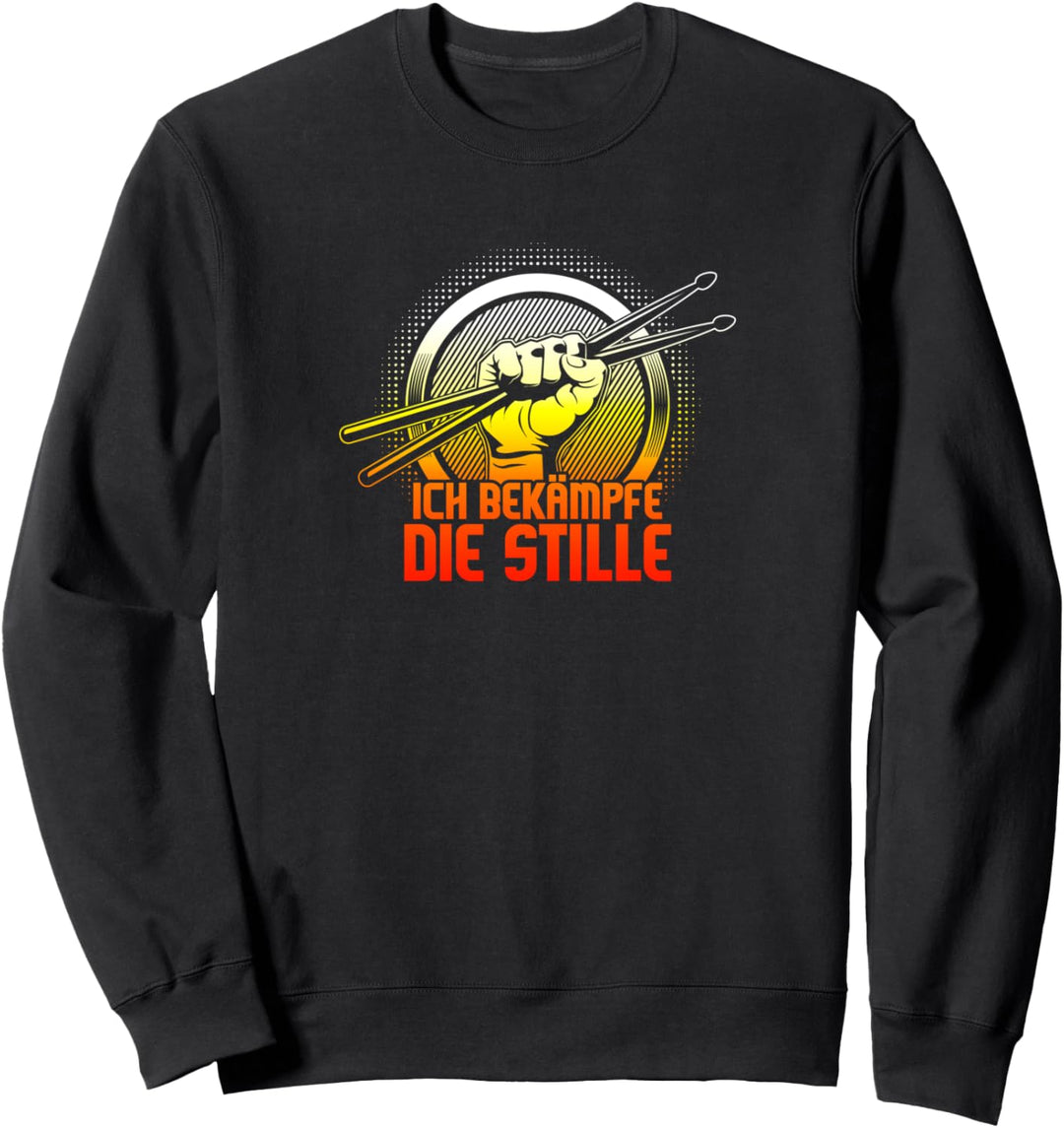 Geschenk für Schlagzeuger | Drumsticks Vintage Schlagzeug Sweatshirt