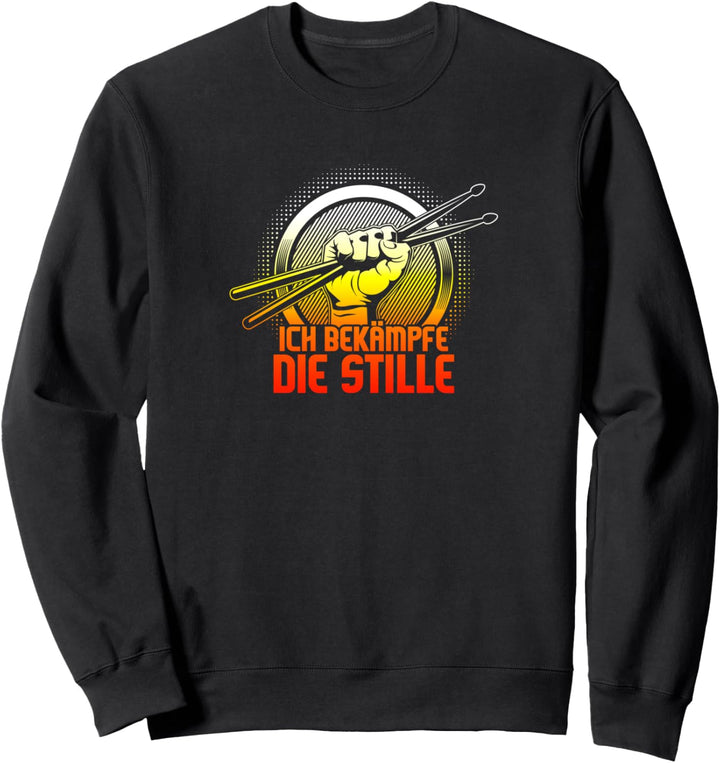 Geschenk für Schlagzeuger | Drumsticks Vintage Schlagzeug Sweatshirt