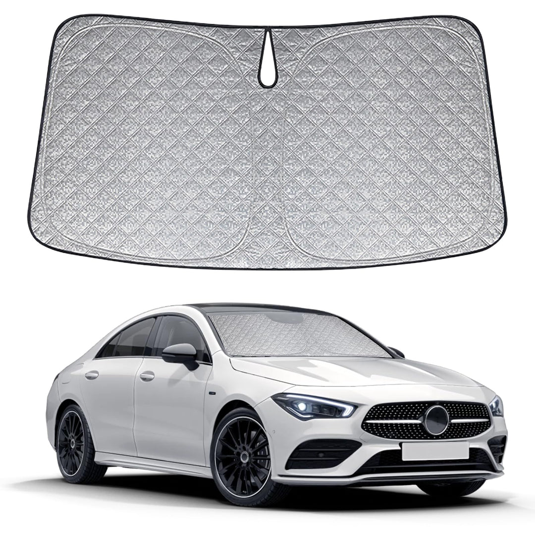 Sonnenschutz Auto Frontscheibe Kompatibel mit Mercedes-Benz A-Class W177 2018-2024, Windschutzscheib
