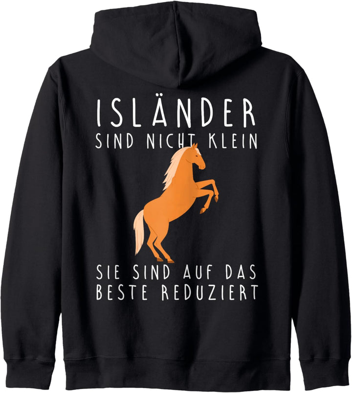 Islandpferd Isländer Pony Pferd Auf das beste reduziert Kapuzenjacke