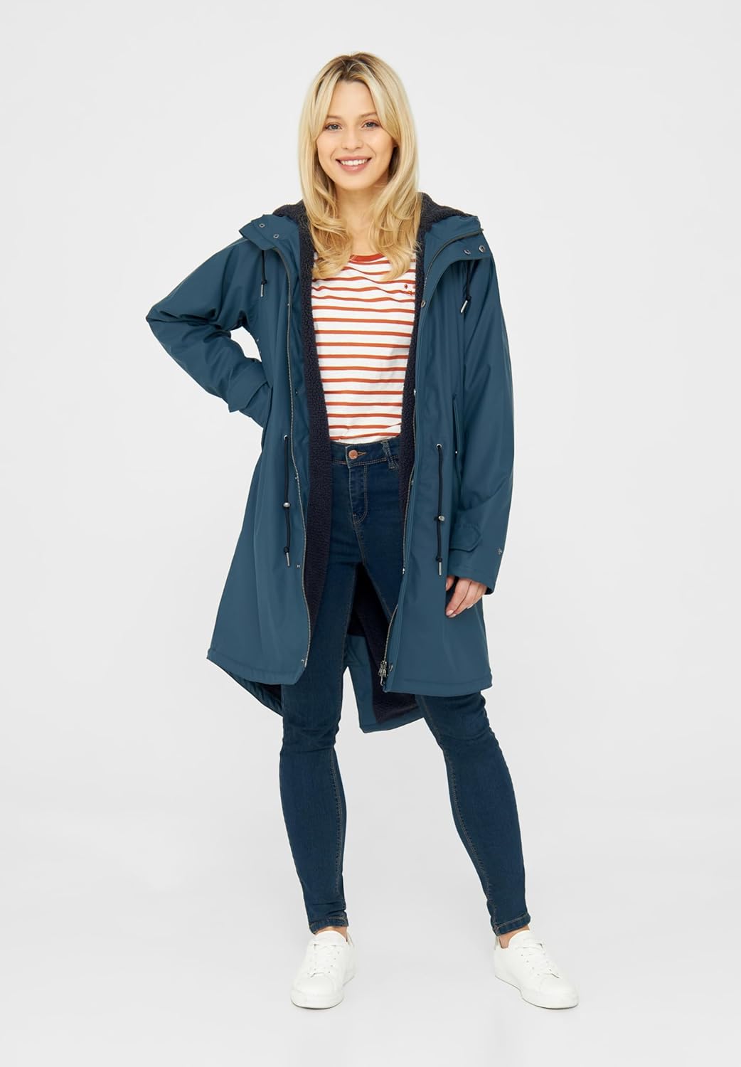 derbe Damen Regenjacke Friese Tidaholm 38 orion blue/navy, 38 orion blue/navy