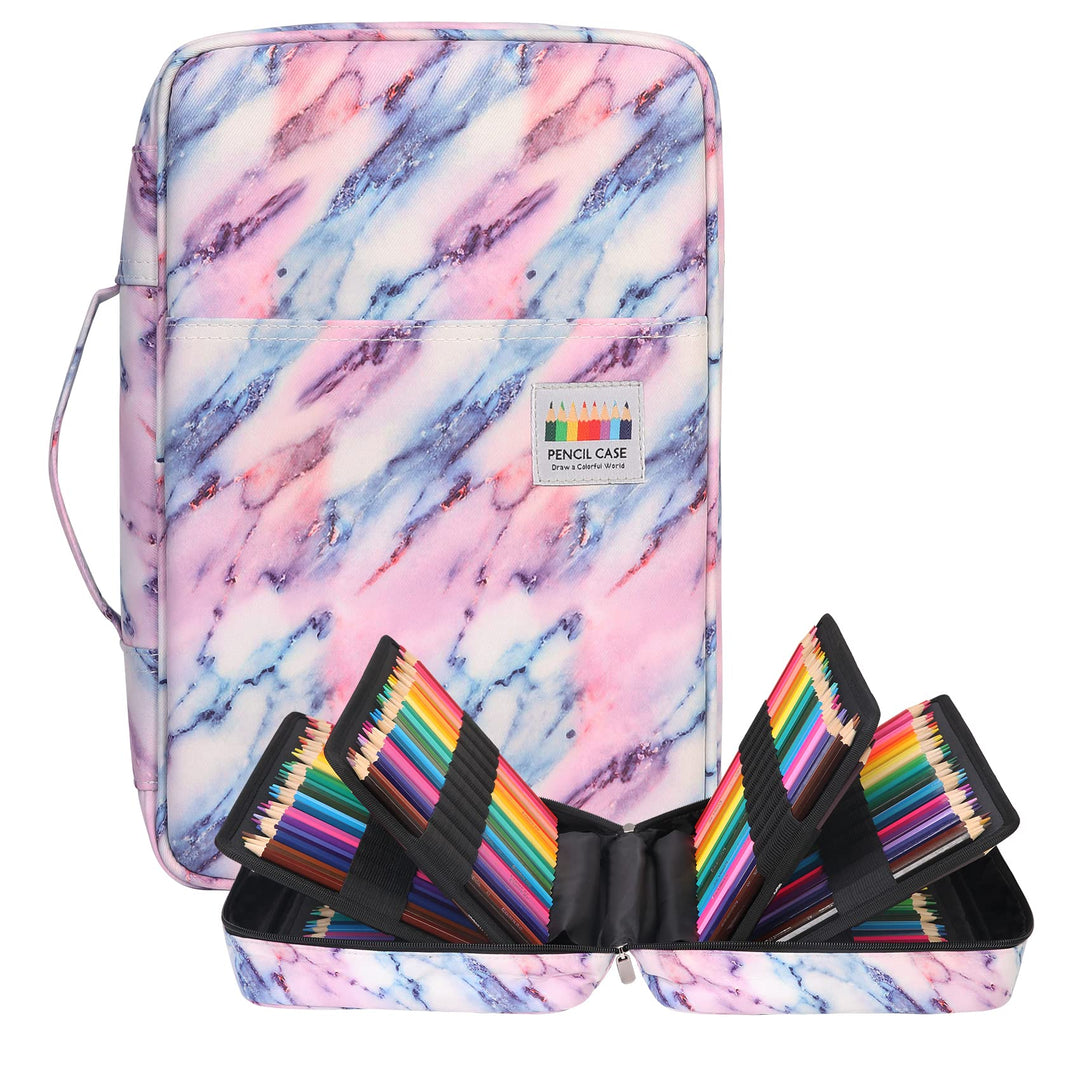 BOMKEE Federmäppchen Grosse, 304 Schlitze Etui Stifte Schule Federmappe Federtasche Maeppchen Mäppch
