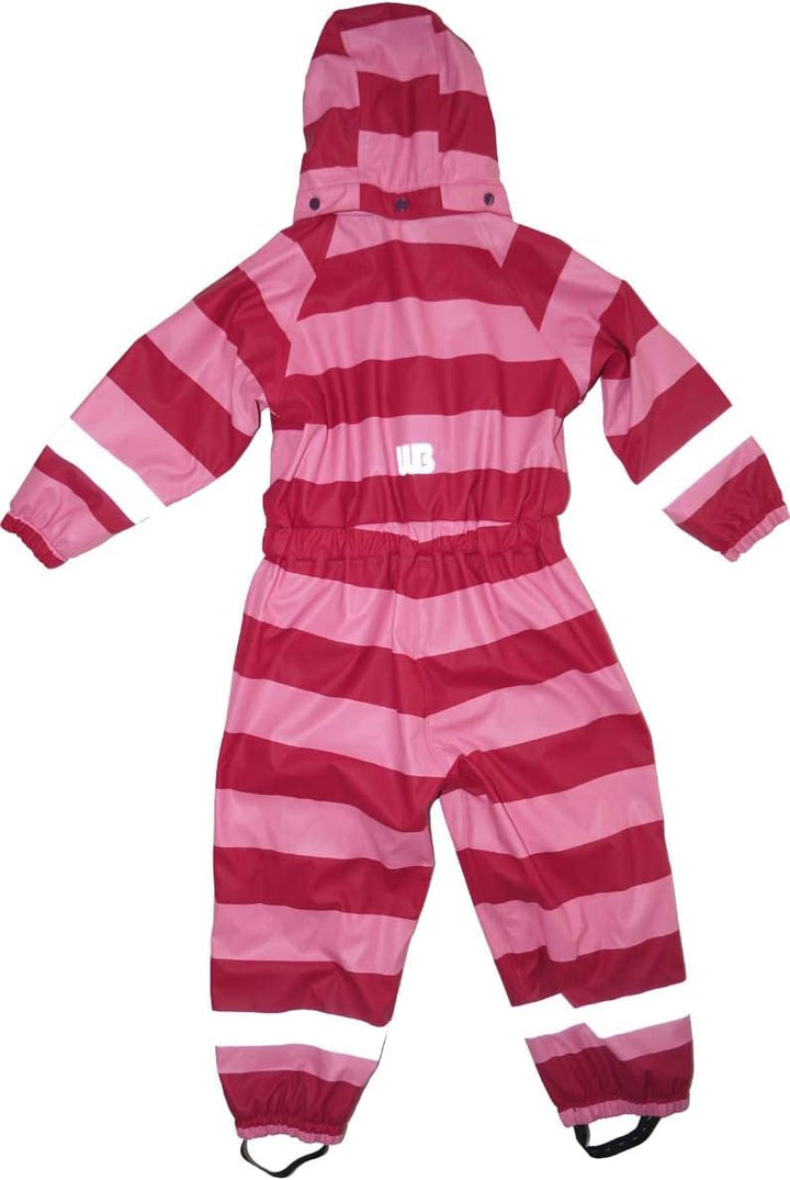 Maylynn - Schneeanzug Regenoverall Rosa, warm gefüttert mit dickem Fleece Futter 98, 98
