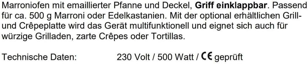 Stöckli Marroniofen MAX, Schwarz, vielseitig verwendbar