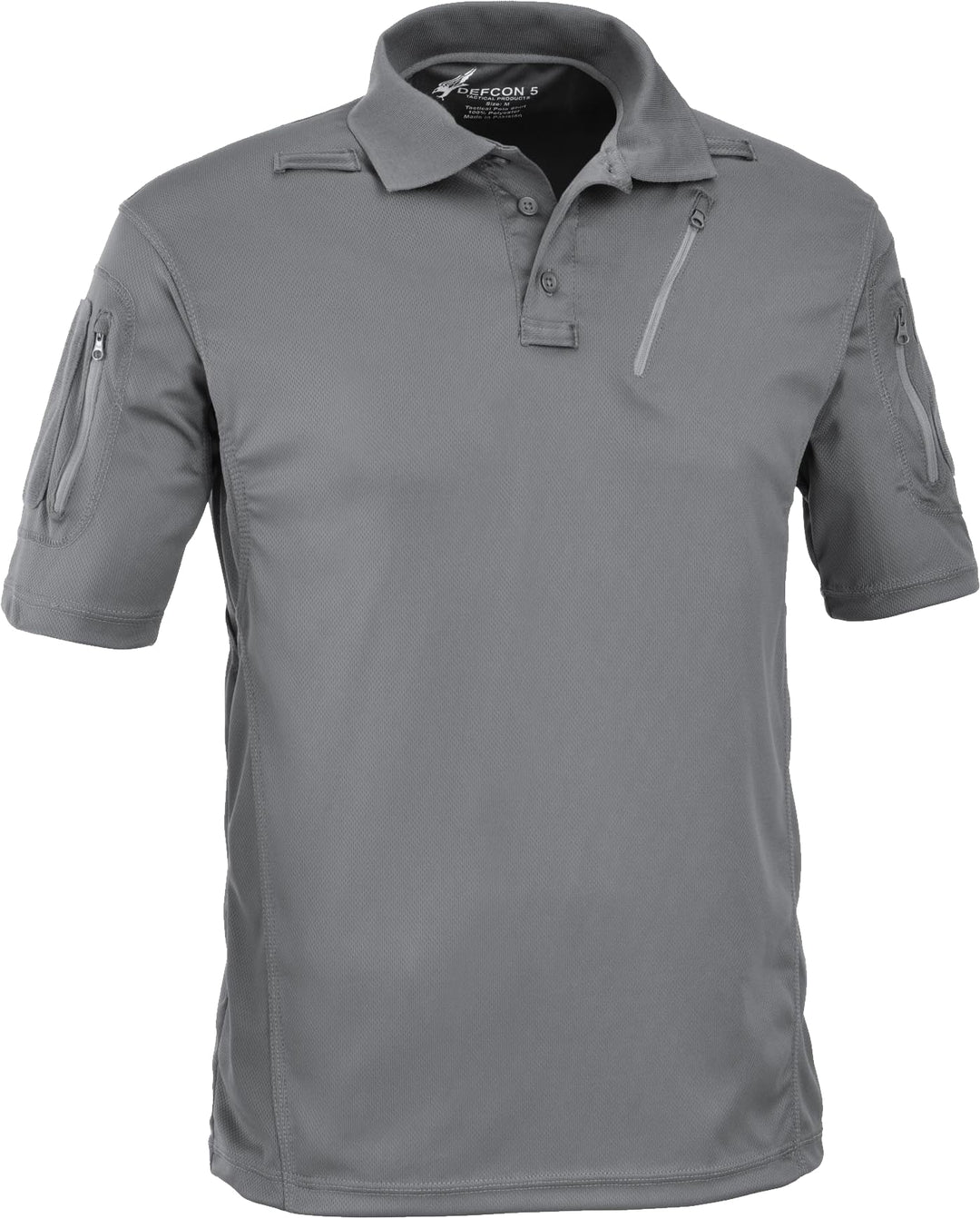 DEFCON 5 Advanced Tactical Poloshirt Kurzarm Grau Grösse XL, grau, XL