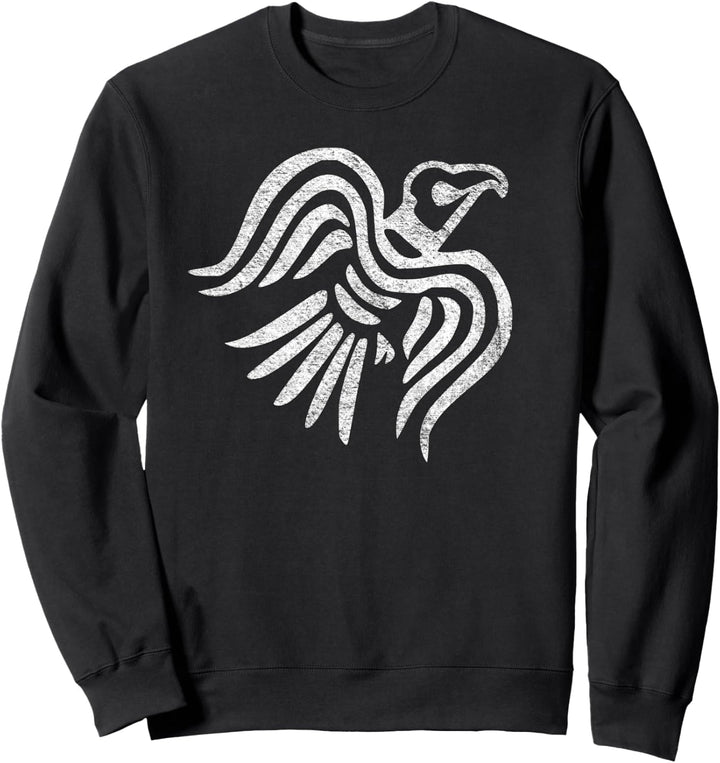 Nordische Rabenbanner Wikingerflagge Skandinavisch Dänemark Schweden Sweatshirt
