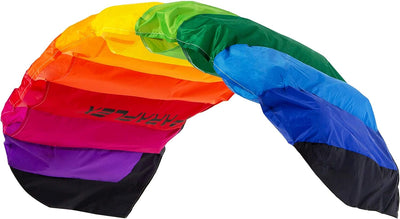 Wolkenstürmer® Paraflex Basic 2-Leiner Lenkmatte 1.2 Rainbow - Kite Drachen mit Flugschlaufen – Zwei