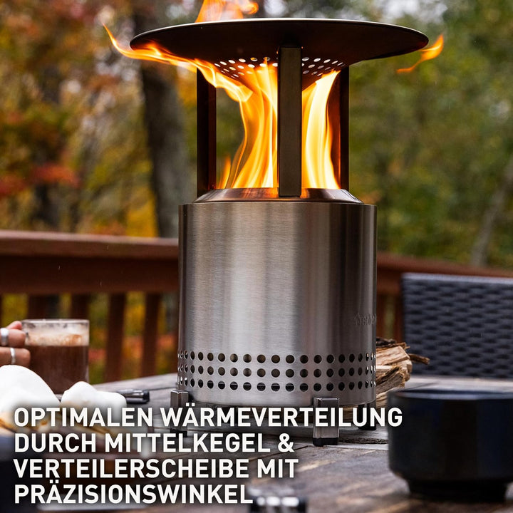 Solo Stove Mesa XL Wärmeverteiler | Erweitert den Wärmeradius um 60 cm, Outdoor Heizstrahler, Robust