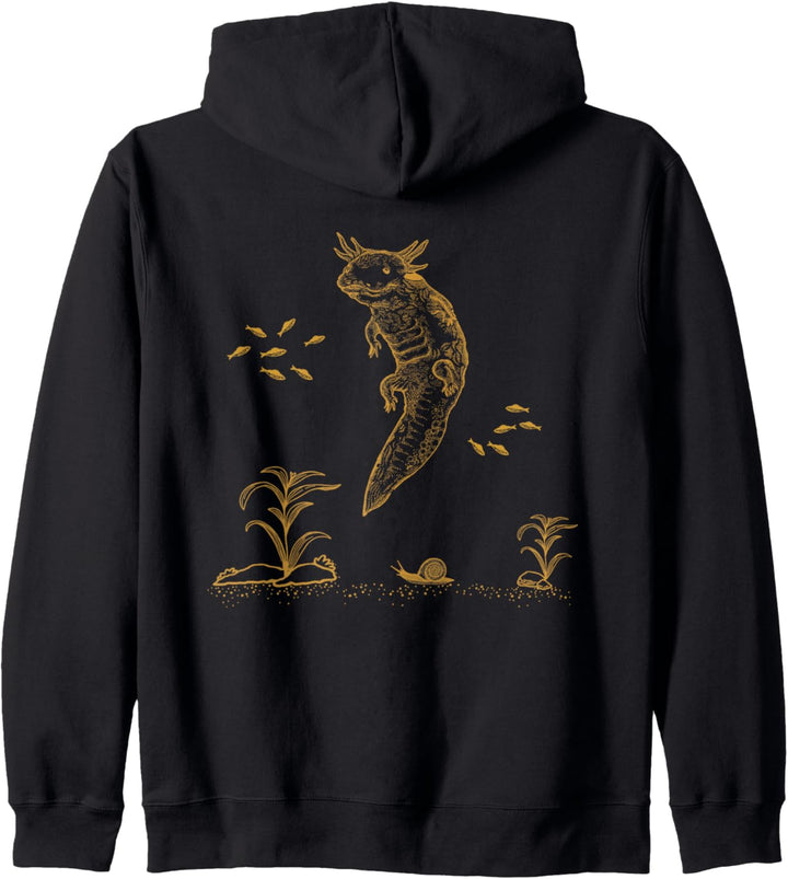 Axolotl Mexikanische Salmler Schneckensee Xochimilco Mexico Kapuzenjacke