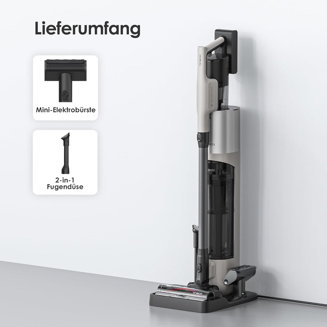 Tineco Pure ONE Station 5 PRO Kabelloser Akku Staubsauger, vollständiger Selbstreinigung, 200AW Saug