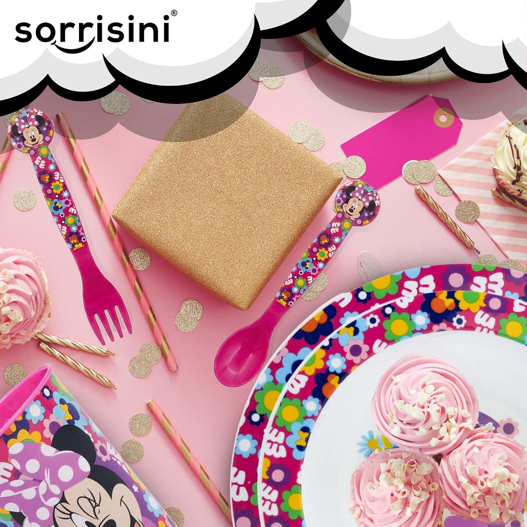 Sorrisini Kindergeschirr set, Wiederverwendbares Babygeschirr Set, Kinder Essgeschirr, Microwaveable