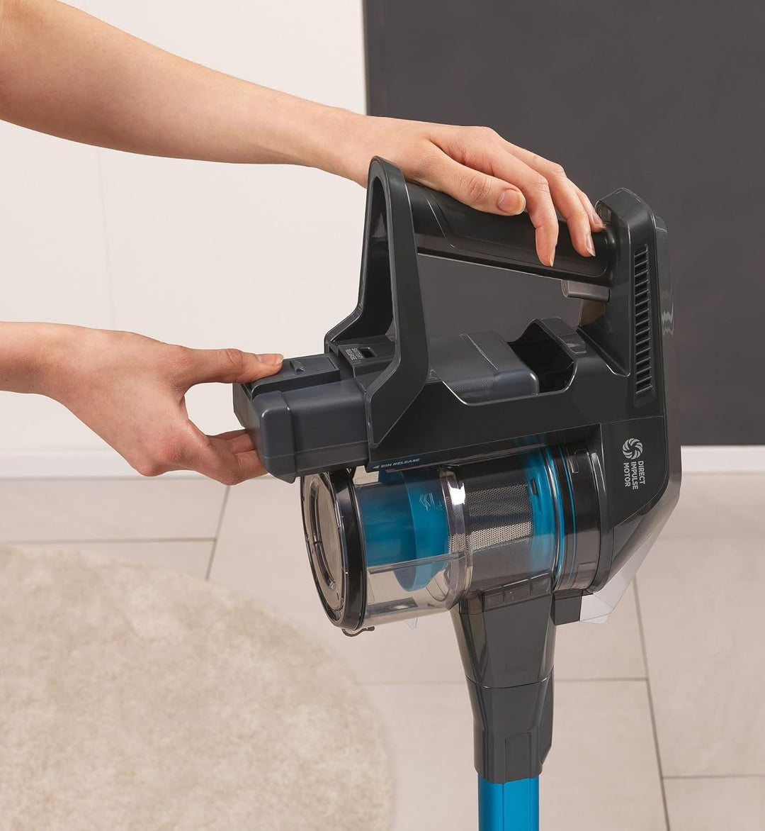 Hoover B018 Lithium-Akku für Staubsauger, wiederaufladbar, 22,2 V, schwarz, Original-Akku, für Staub