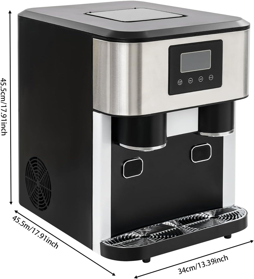 3-in-1 Eismaschine – Würfel | Crushed & Nugget-Eis | Ideal Für Bars & Catering