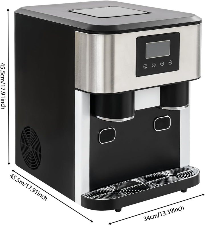 3-in-1 Eismaschine – Würfel | Crushed & Nugget-Eis | Ideal Für Bars & Catering