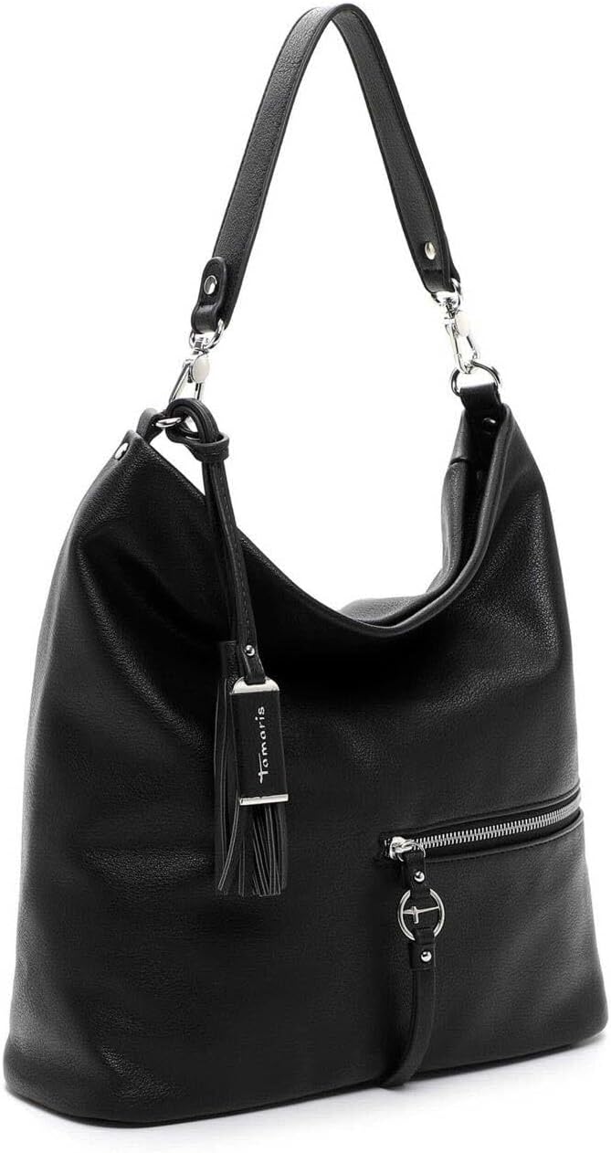Tamaris Beutel TAS Nele 32802 Damen Handtaschen Uni Einheitsgrösse Black 100, Einheitsgrösse Black 1
