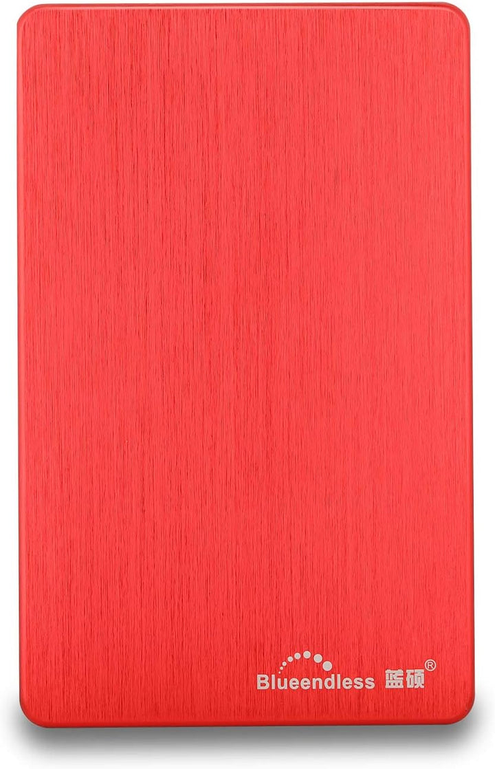 Tragbare externe Festplatte USB 3.0 6,3 cm (2,5 Zoll) für PC, Laptop, Computer (320GB, rot) Rot 320