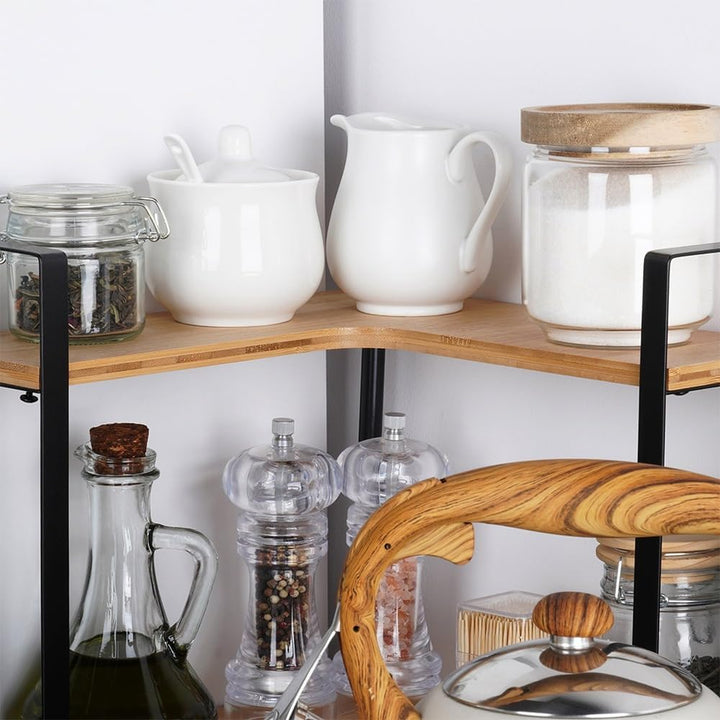 Vilde Milchkännchen und Zuckerdose Set aus Porzellan 2-teilig mit Deckel Löffel Weiss - Modern Kaffe