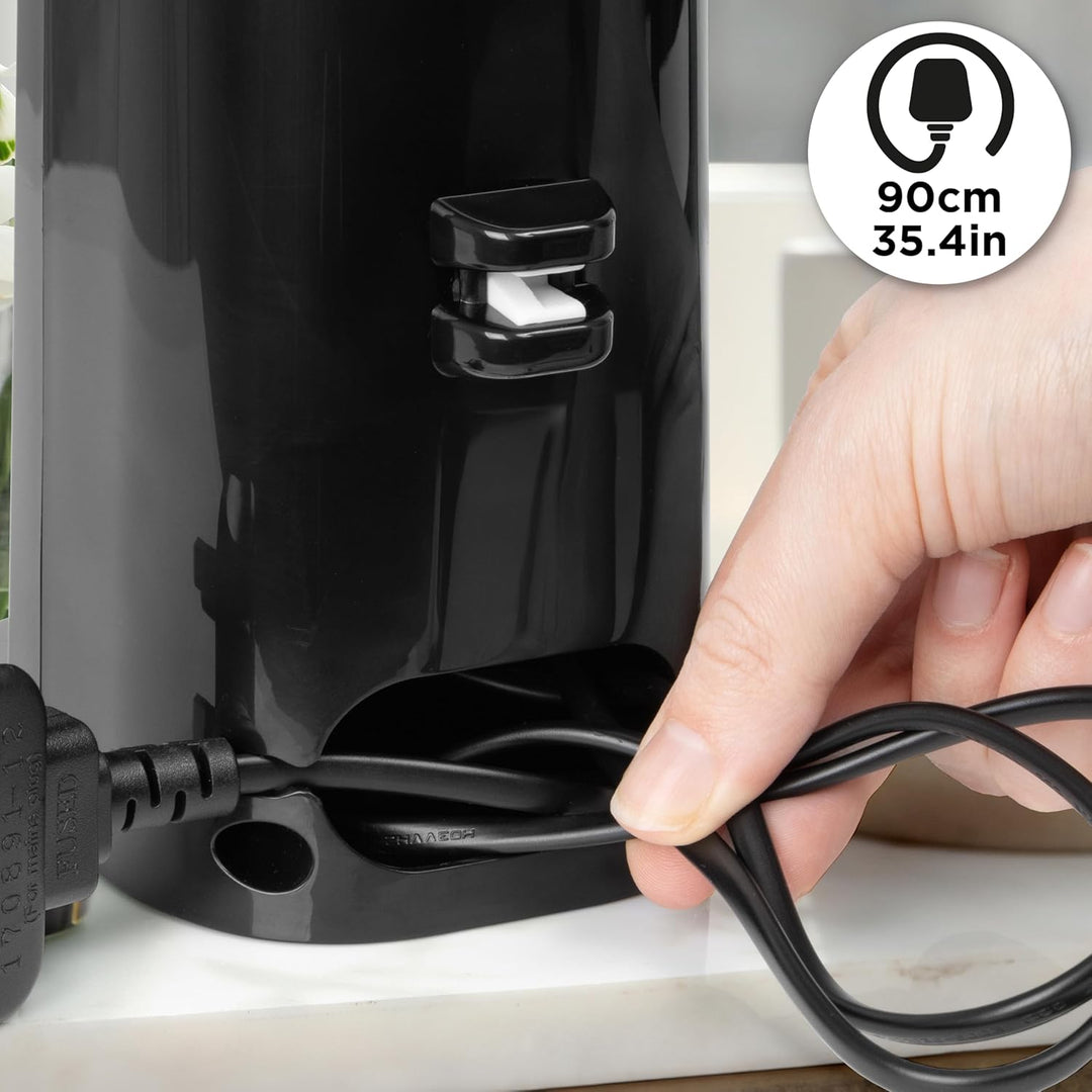 Duronic CO40 Dosenöffner, elektrischer Büchsenöffner für bis zu 600 ml Konservendosen, 3-in-1 automa