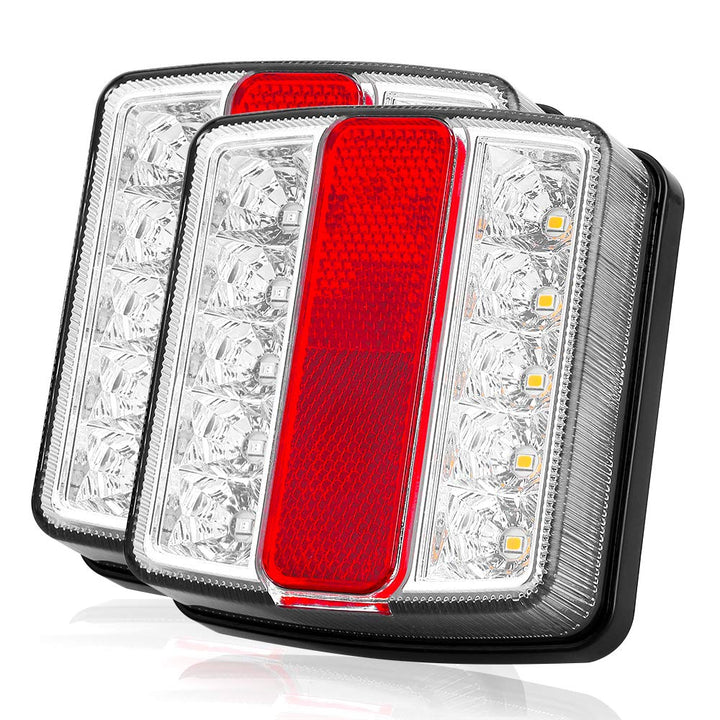 Rücklicht Anhänger Magnet, Uten Rückleuchten Set LED 12 V mit 5 Funktionen, 7 polig 7,5 m Kabel, Was