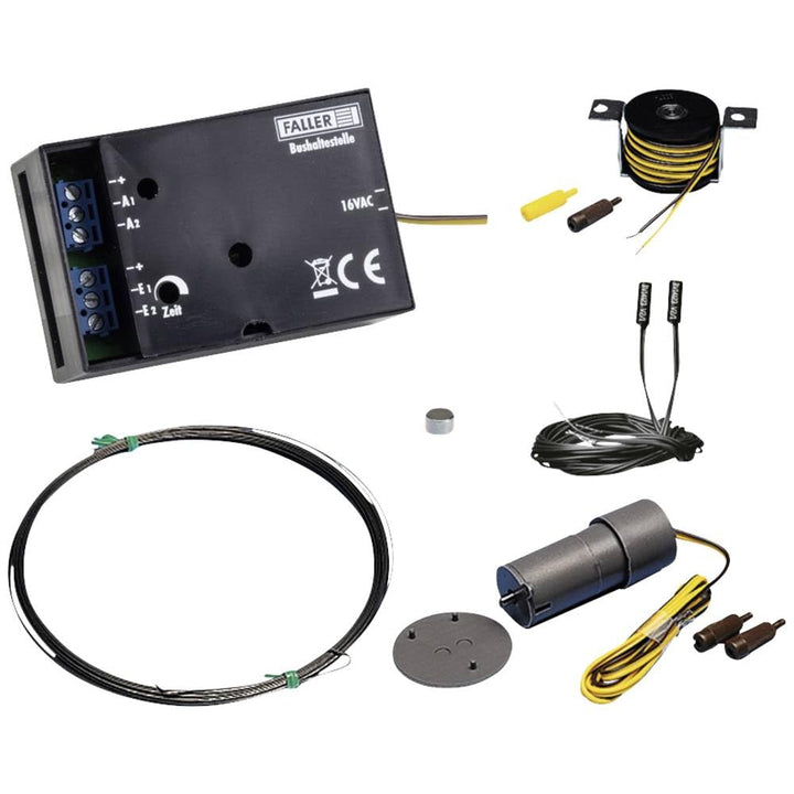 Faller FA161667 Car System Bushaltestellen-Set Modellbausatz, Zubehör, Mehrfarbig