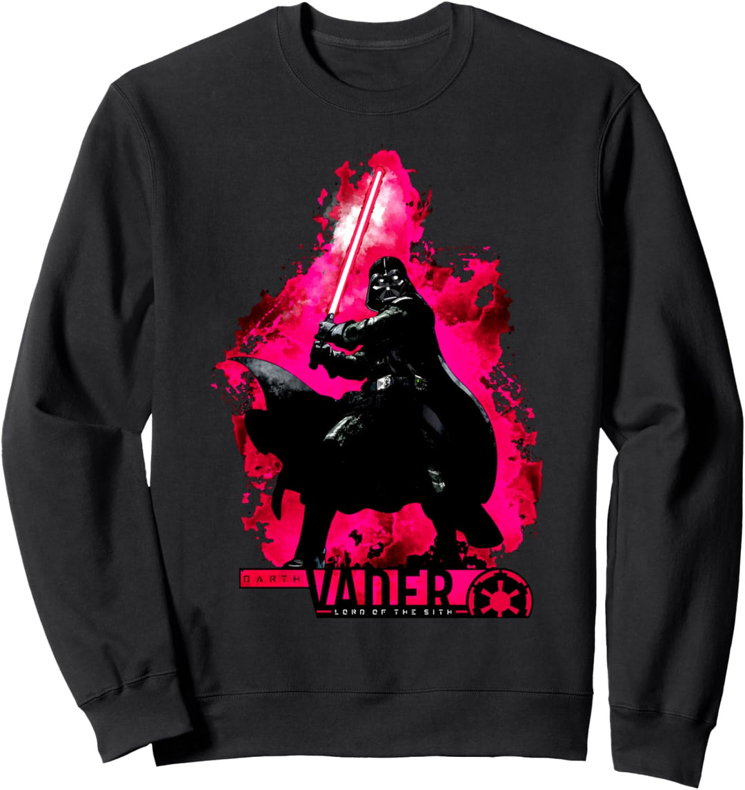Star Wars Darth Vader On Neon Fire Sweatshirt