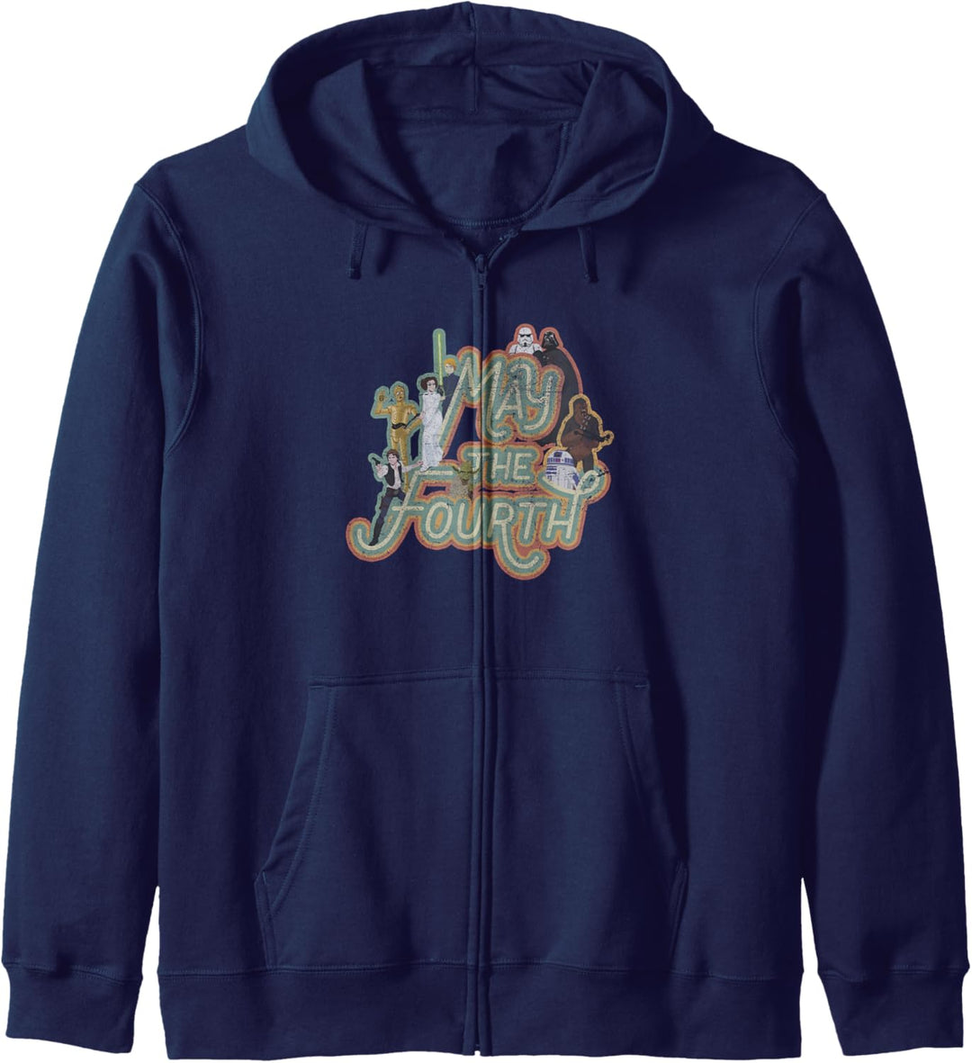 Star Wars May The Fourth Be With You Character Collage Kapuzenjacke