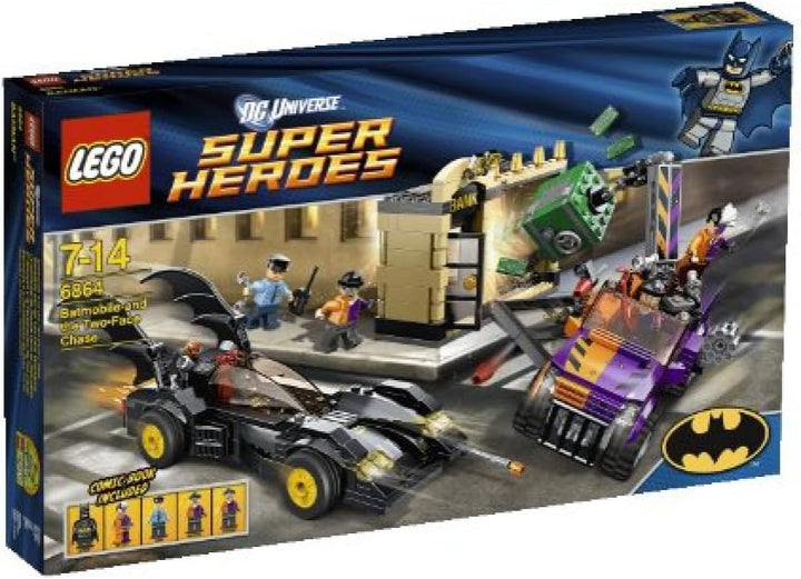 LEGO 6864 - Super Heroes: Batman - Batmobil und Two-Face Verfolgung