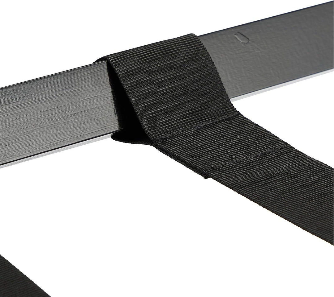 Relaxdays Kofferständer, klappbar, Bambus, HBT: 58,5x68,5x38 cm, Gepäckständer mit Ablage, Kofferabl