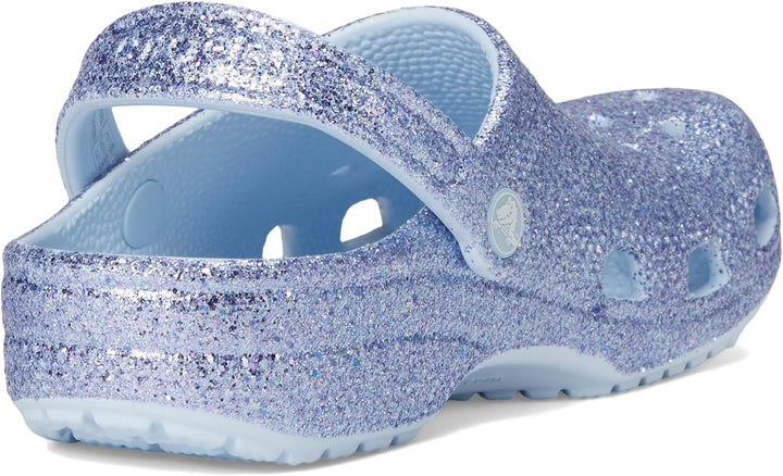 Crocs Unisex Crocband Clogs 30 EU Blue Frost Glitter, 30 EU Blue Frost Glitter