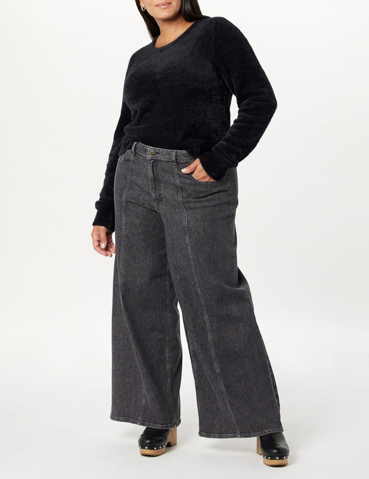 The Drop Jeans für Damen, Frida Relaxed Fit 25 Faded Carbon, 25 Faded Carbon