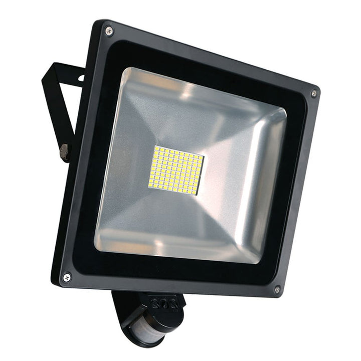 80W SMD Fluter mit Bewegungsmelder LED Strahler Warmweiss warmweiss Licht IP65 Wasserdicht LED Lampe