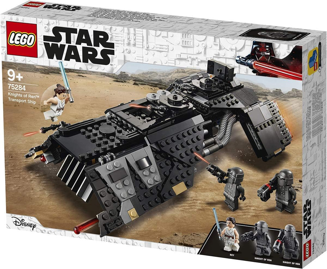 LEGO 75284 Star Wars Transportraumschiff der Ritter von Ren, Bauset mit Rey Minifigur