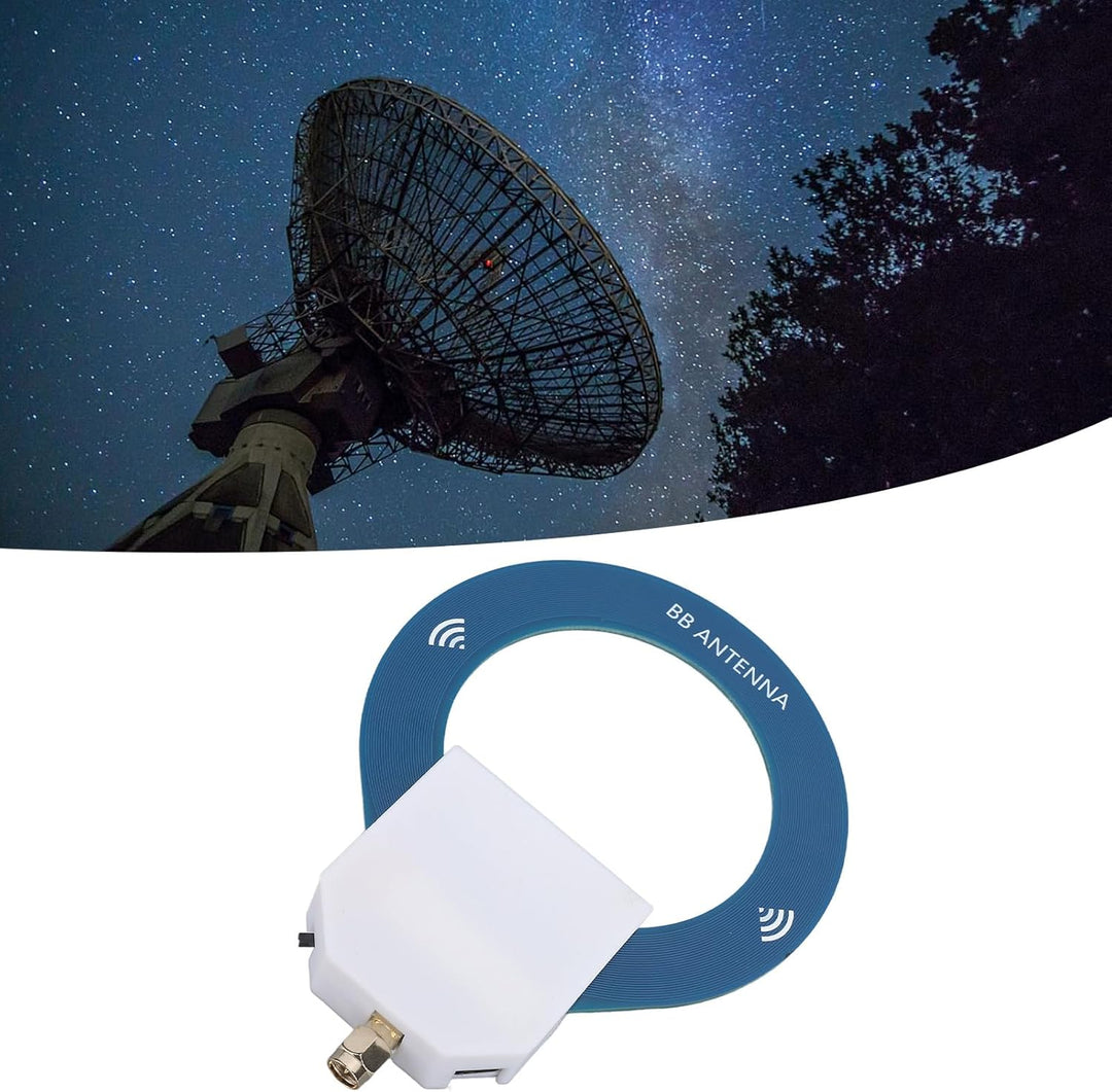 Schleifenantenne, 9.9 KHz-181MHz Kleine SW Runde Antenne, Tragbare Rotierbare FM Shortwave Richtungs