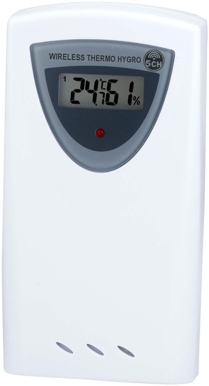 Bresser Funkwetterstation Thermo/Hygro Sensor 5 Kanal 433 Mhz Frequenz für Temperatur- und Luftfeuch