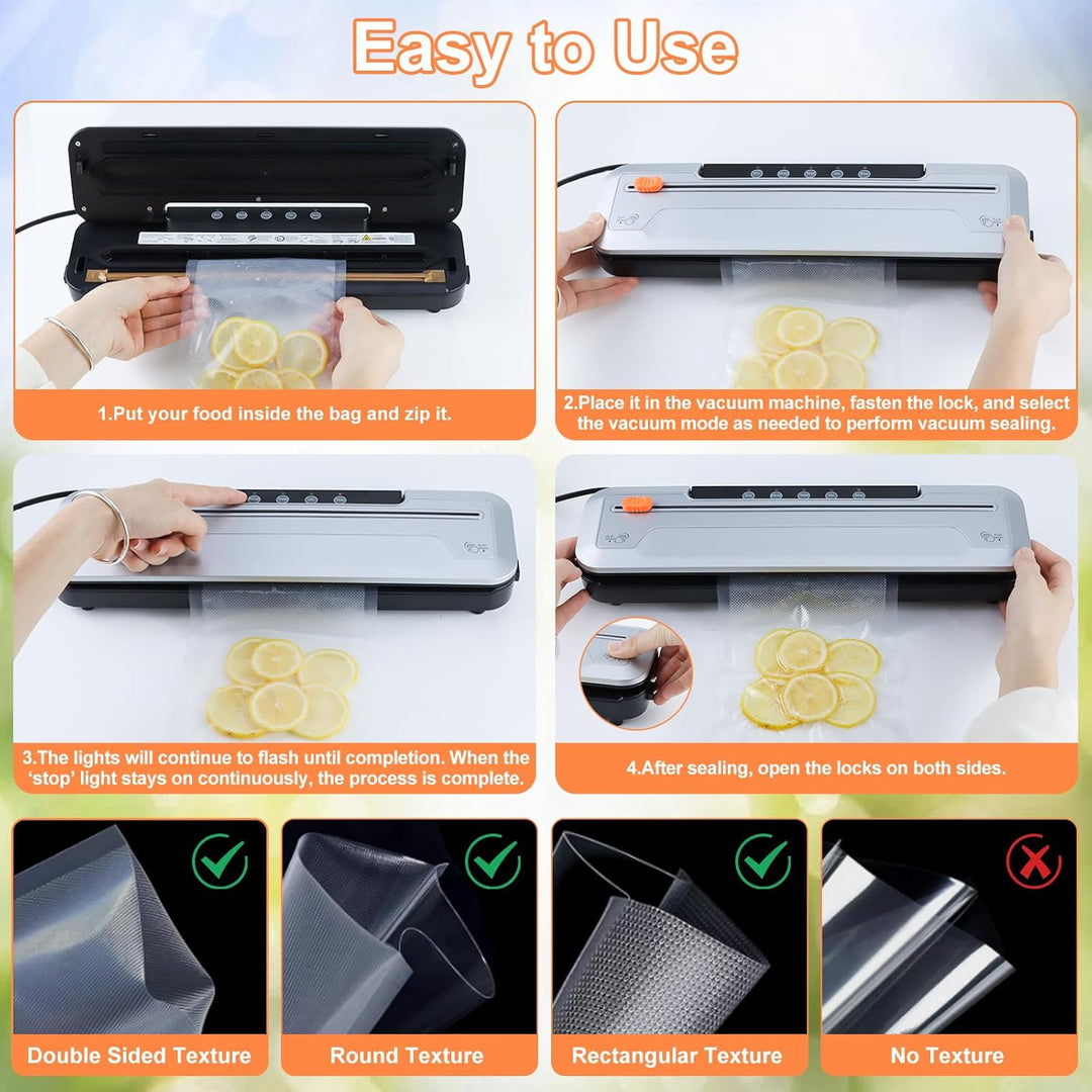 Kompakte Vakuumiermaschine,Vakuumiermaschine mit 65 kPa Saugleistung,automatische Vakuumiermaschine