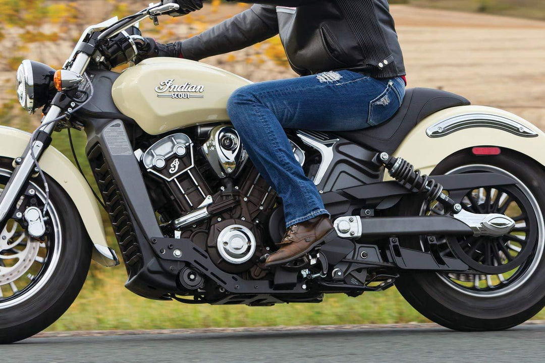 Kuryakyn 8758 Motorrad Accent Zubehör: Legacy Unterschenkel-Akzente für 2015-19 Indian Scout Motorrä