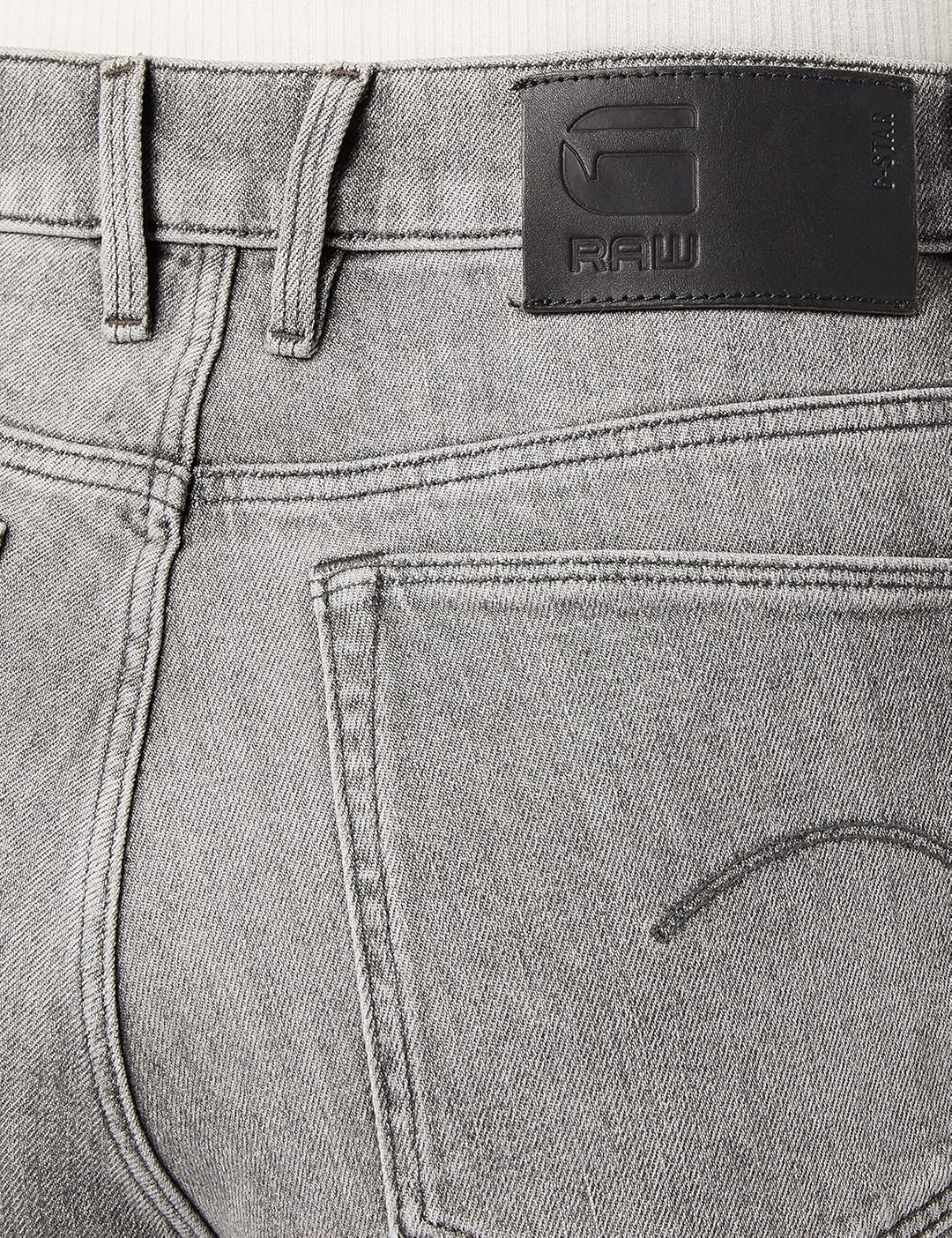 G-STAR RAW Damen JANEH ULTRA HIGH MOM ANKLE Jeans 25W / 30L Grau (Faded Carbon D16083-c909-c762), 25